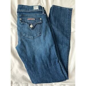 Hudson Collin Flap Pocket Skinny Jeans Blue Dark Wash Women’s 28 made in USA